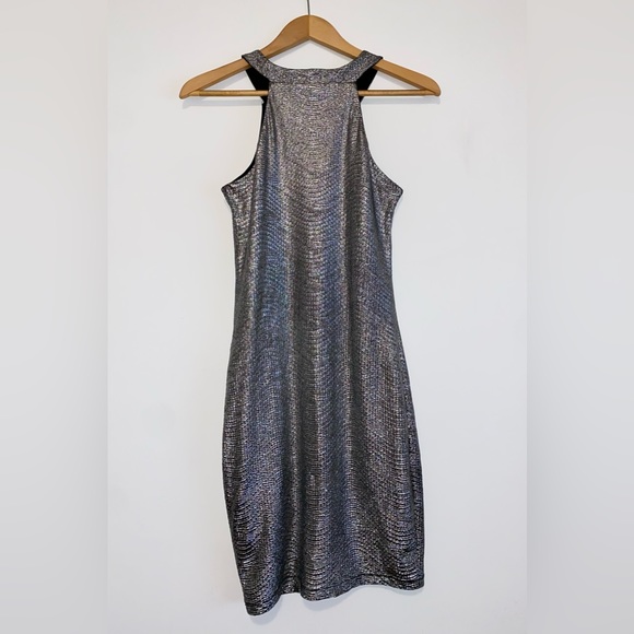 Silver Foil Dress - Picture 3 of 3